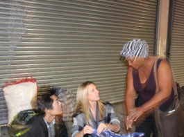 Miss New York, Nicole Kulovany, visits Silver Lake Love and attends Make Someone Happy Hour